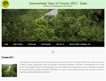 Tablet Screenshot of ify-india.icfre.gov.in